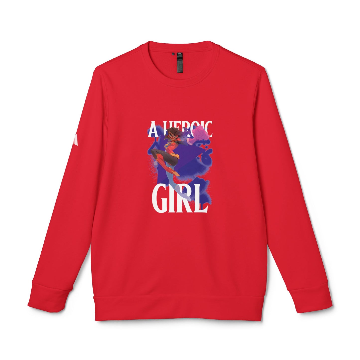 A Heroic Girl Sweatshirt - Unisex Fleece Crewneck for Everyday Comfort