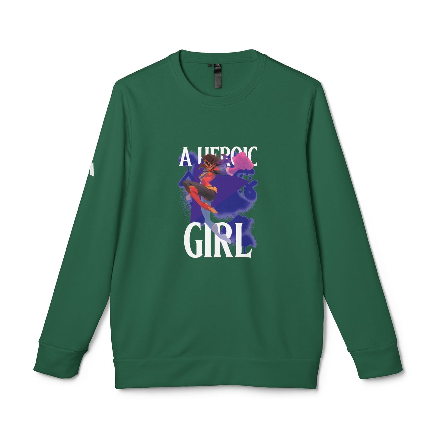 A Heroic Girl Sweatshirt - Unisex Fleece Crewneck for Everyday Comfort