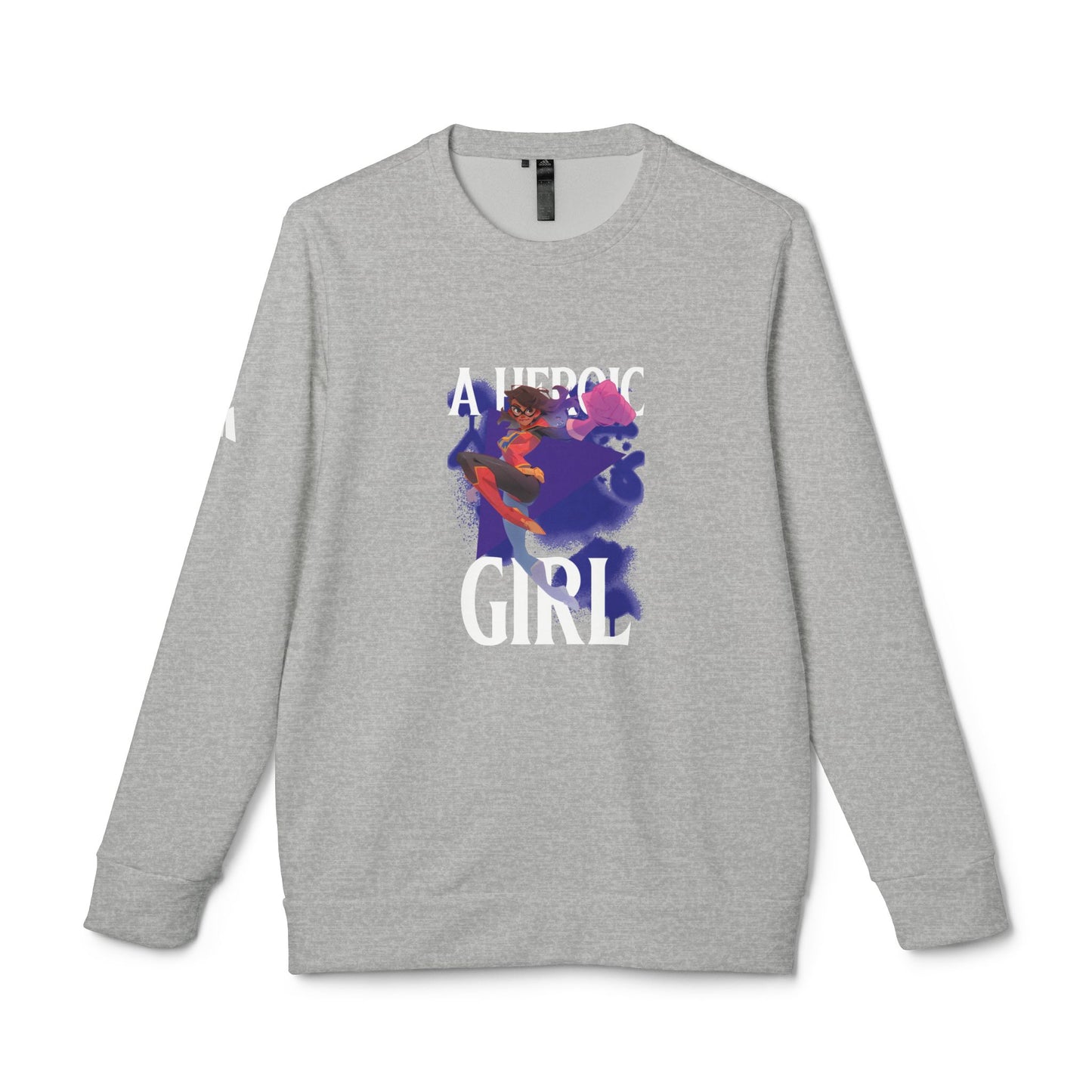 A Heroic Girl Sweatshirt - Unisex Fleece Crewneck for Everyday Comfort