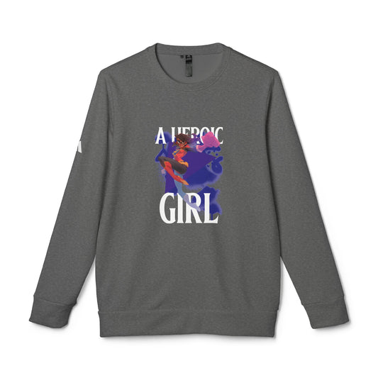 A Heroic Girl Sweatshirt - Unisex Fleece Crewneck for Everyday Comfort